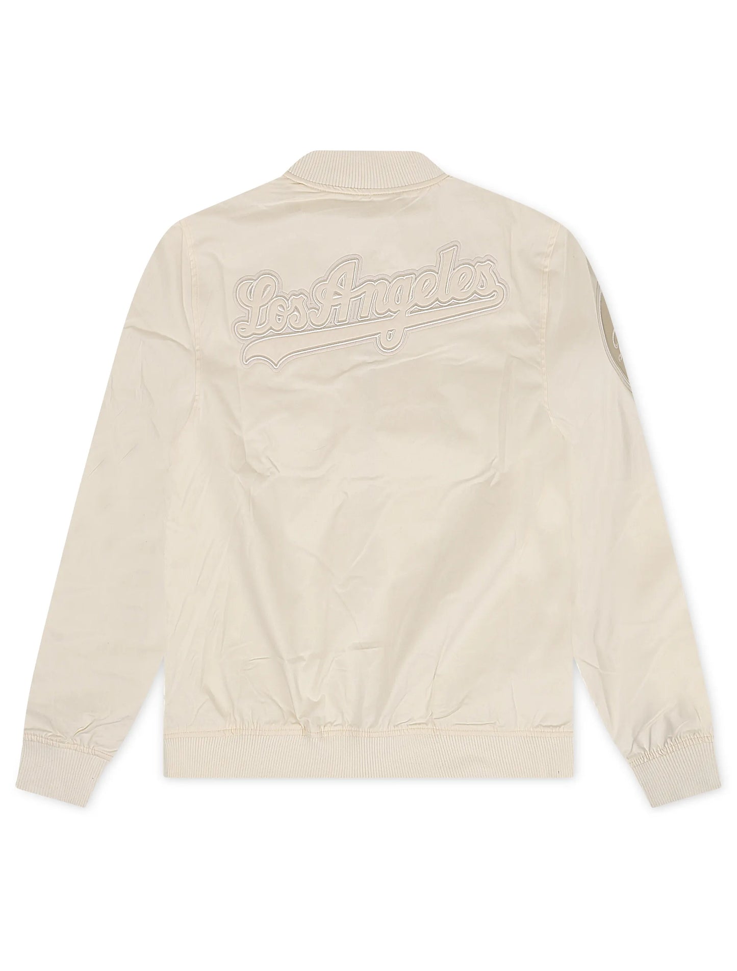 Pro Standard Los Angeles Dodgers Neutral Twill Jacket - Eggshell Denim Exchange