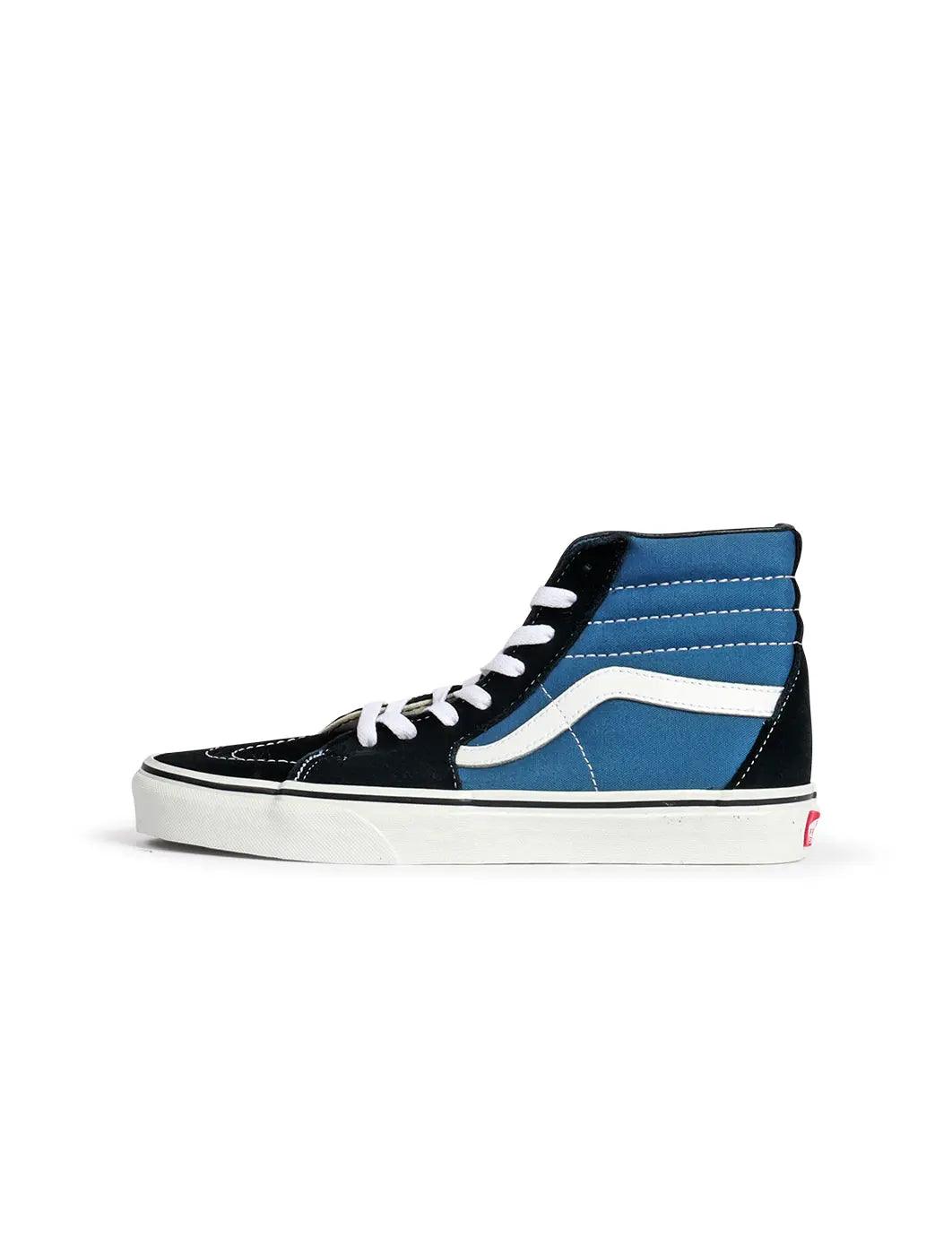 Vans Big Kids Sk8-Hi - Navy/Blue Denim Exchange