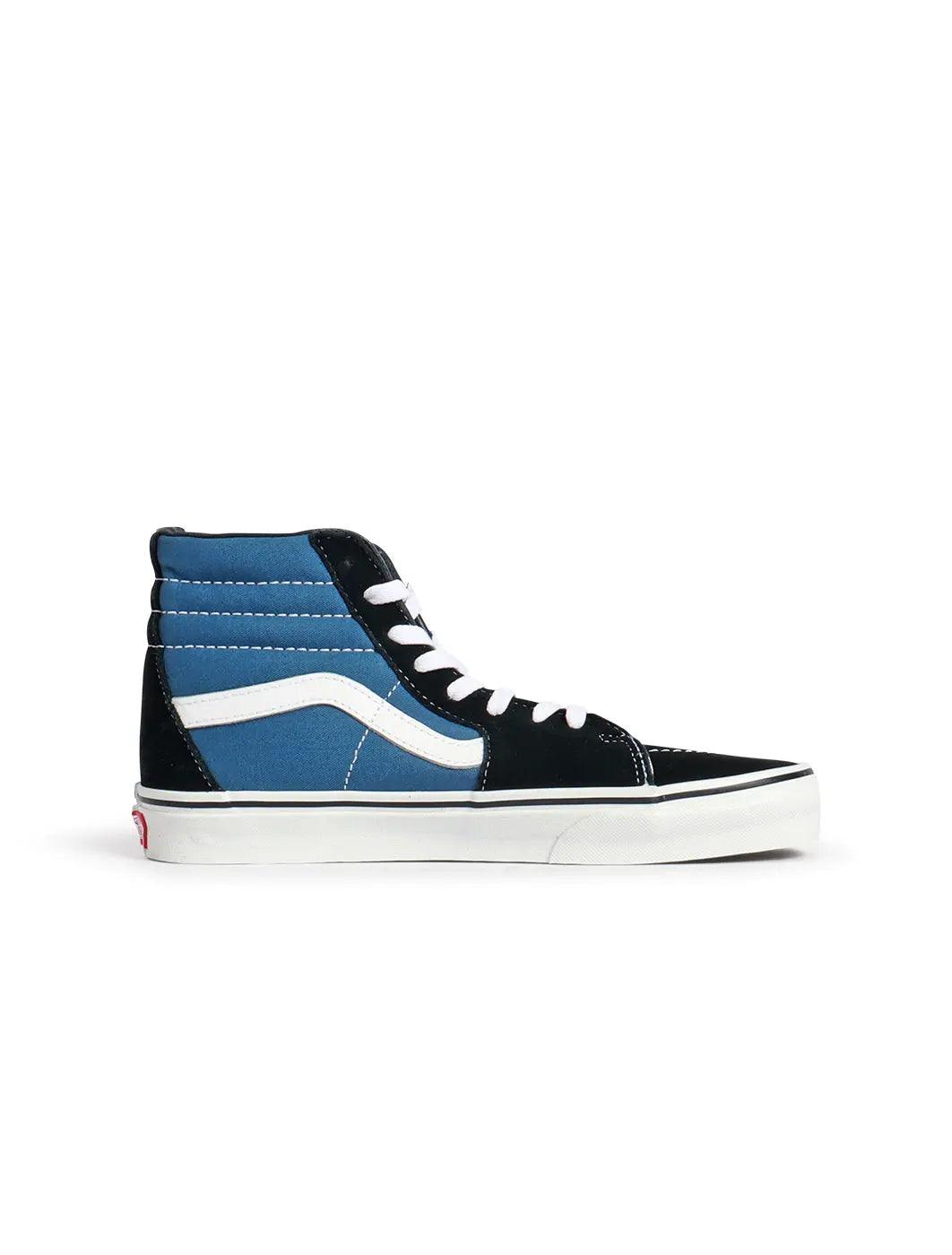 Vans Big Kids Sk8-Hi - Navy/Blue Denim Exchange