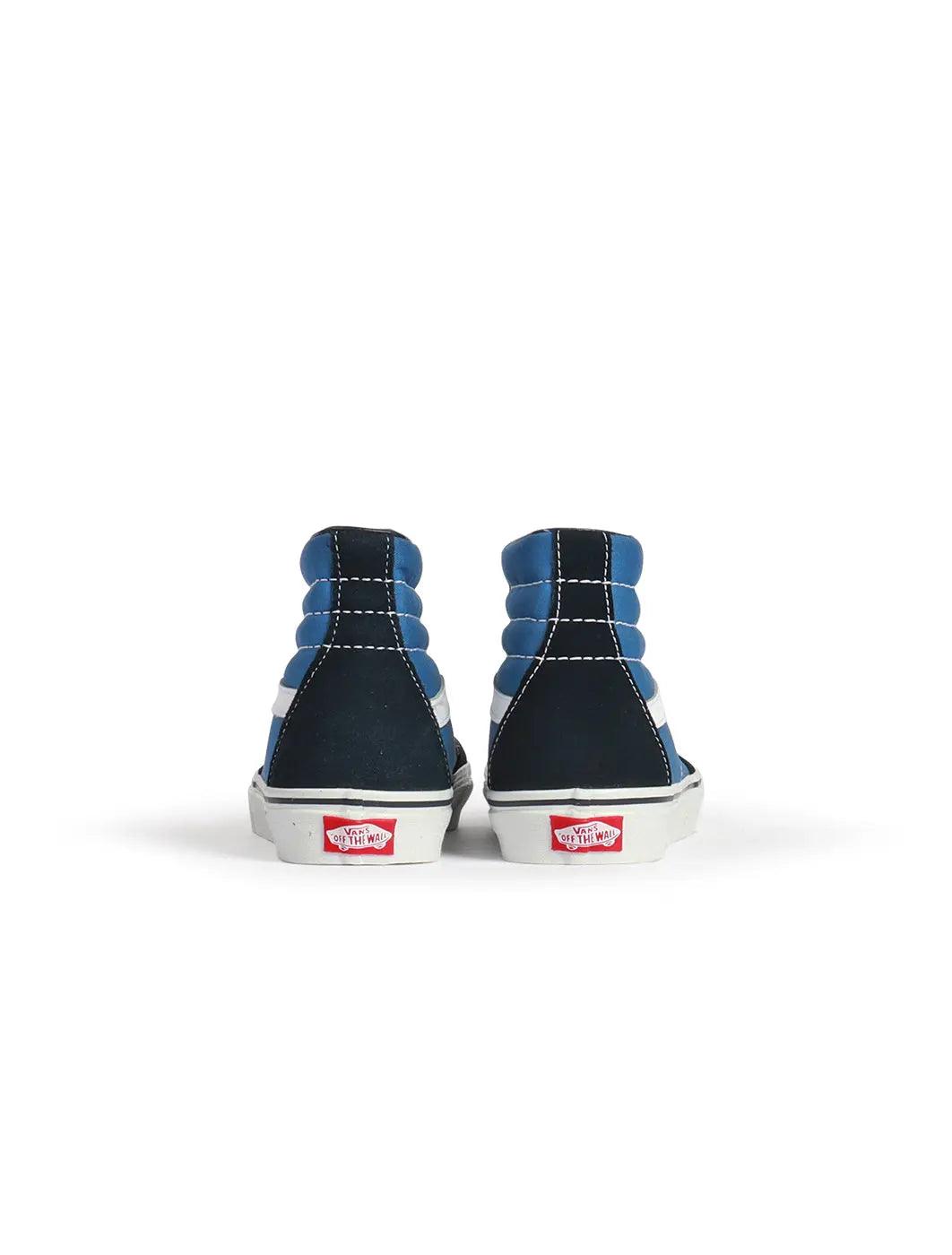 Vans Big Kids Sk8-Hi - Navy/Blue Denim Exchange