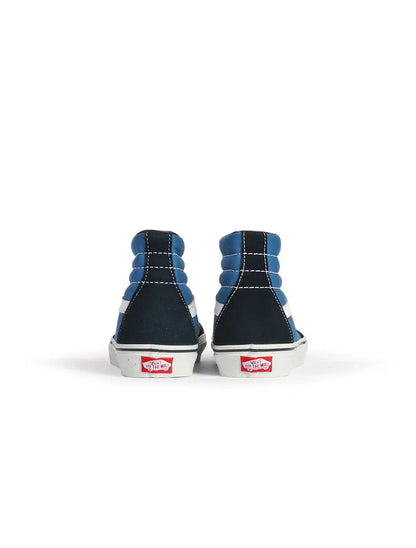Vans Big Kids Sk8-Hi - Navy/Blue Denim Exchange