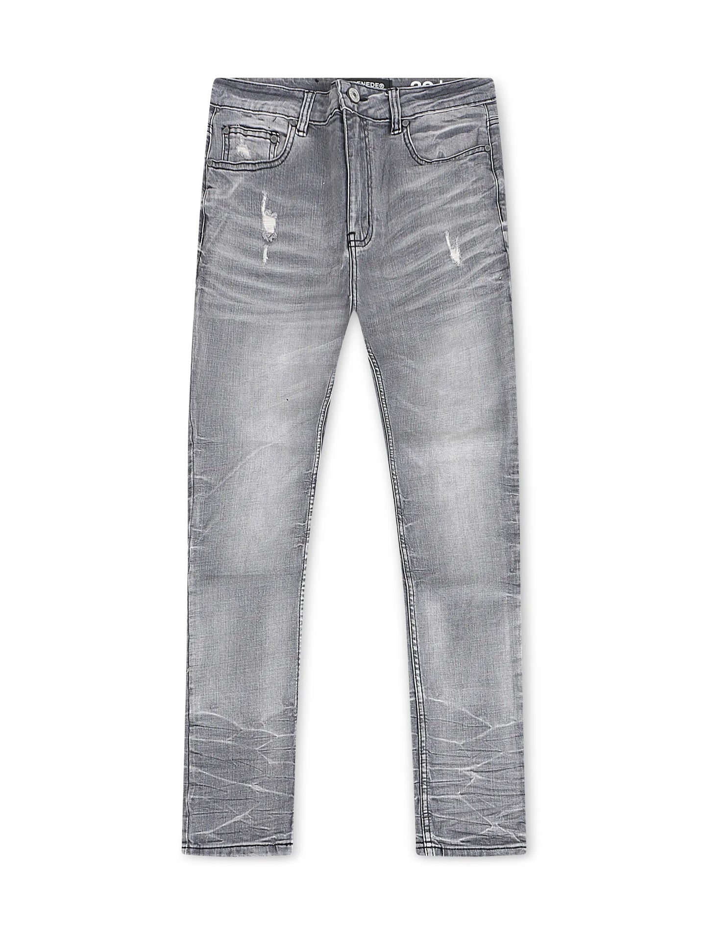 Serenede Titan Slim Fit Jeans - Grey Denim Exchange