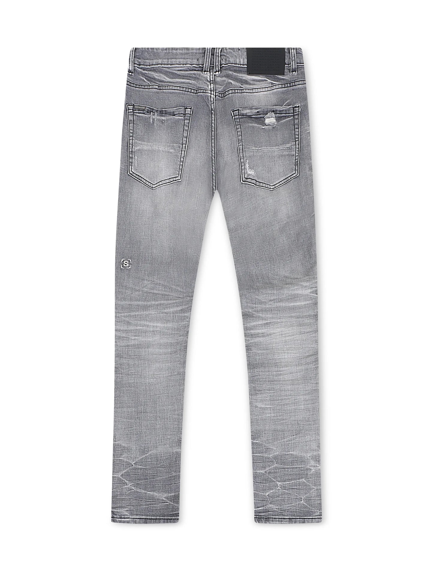 Serenede Titan Slim Fit Jeans - Grey Denim Exchange