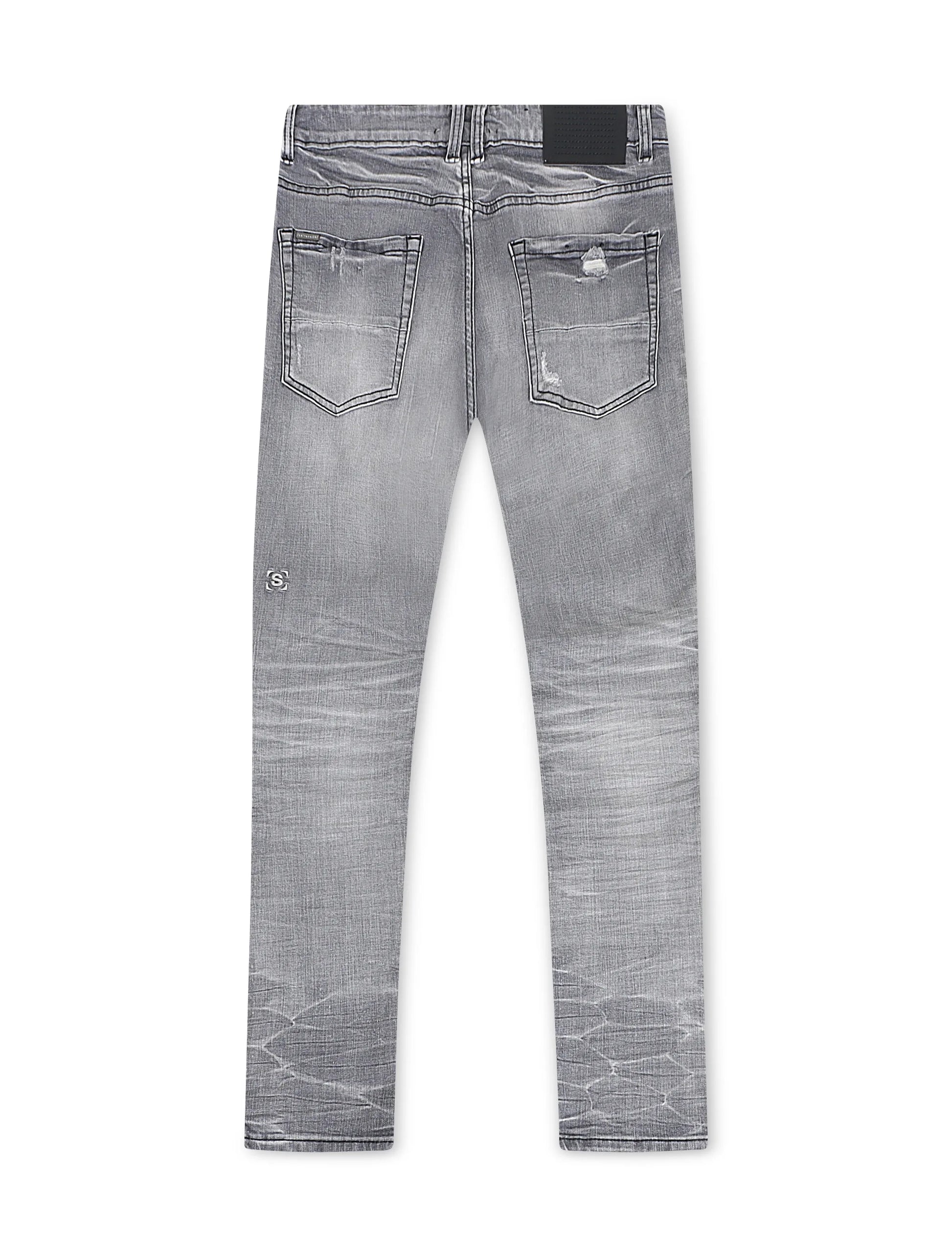 Serenede Titan Slim Fit Jeans - Grey Denim Exchange