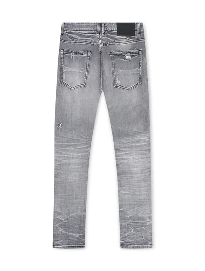 Serenede Titan Slim Fit Jeans - Grey Denim Exchange