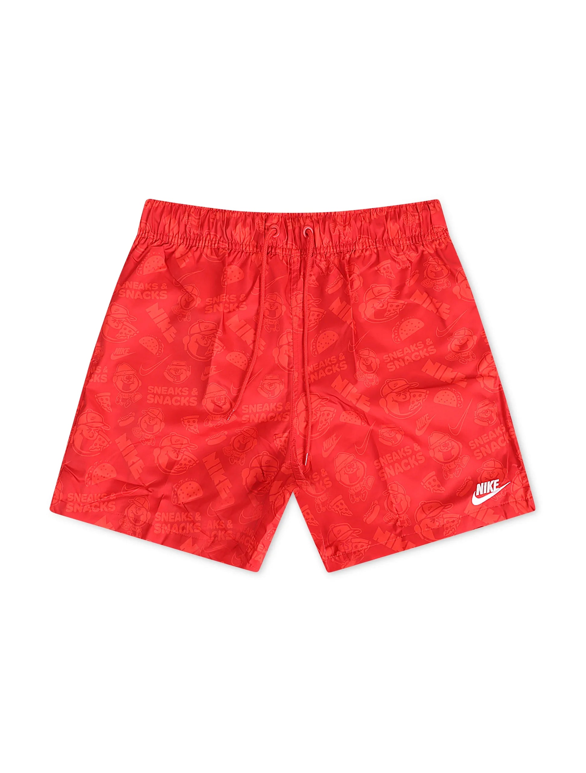 Nike Mens Club Woven Flow Shorts - University Red Denim Exchange