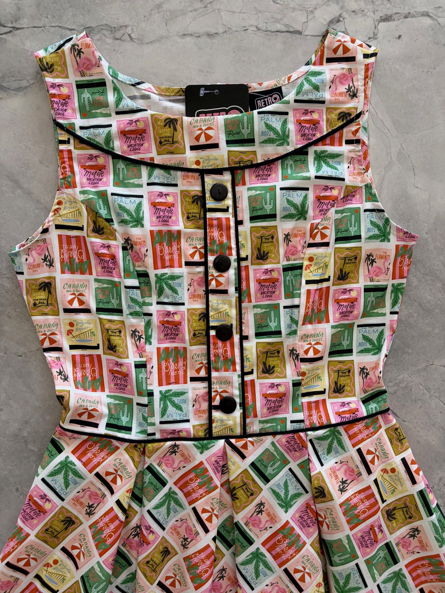 Elizabeth Dress in Paradise Retrolicious
