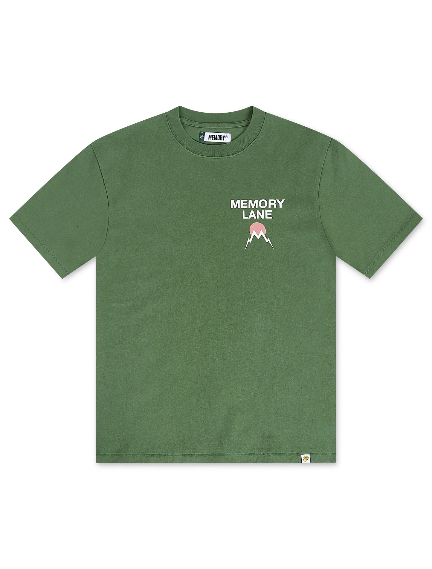Memory Lane Core Flip Tee - Moss Denim Exchange