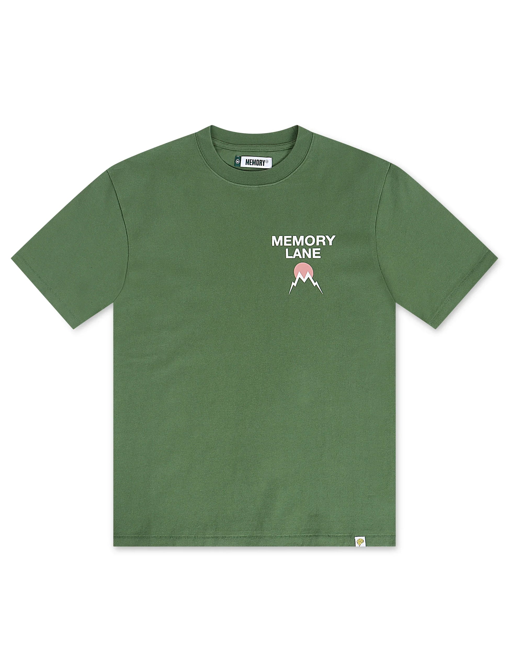 Memory Lane Core Flip Tee - Moss Denim Exchange