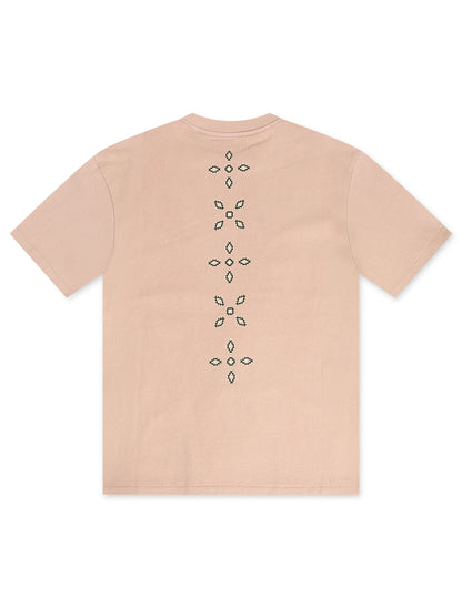 Memory Lane Script Logo Tee - Salmon Denim Exchange