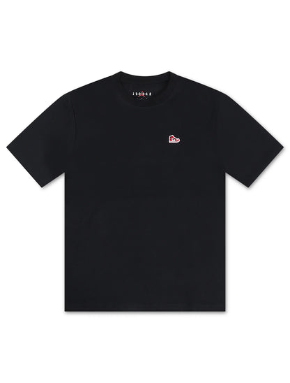 Air Jordan Mens Sneaker Patch Tee - Black Denim Exchange