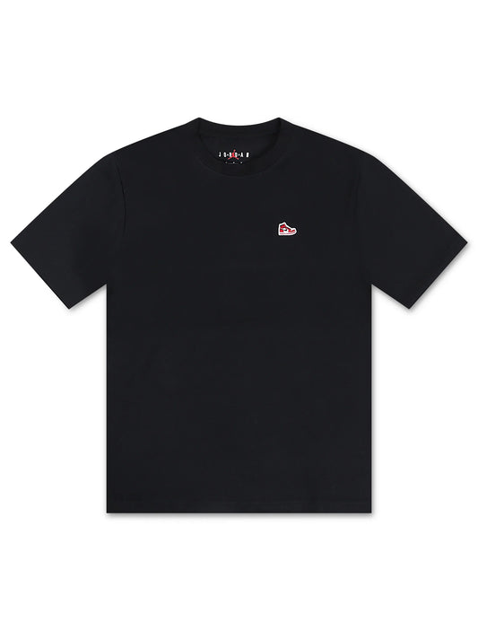 Air Jordan Mens Sneaker Patch Tee - Black Denim Exchange