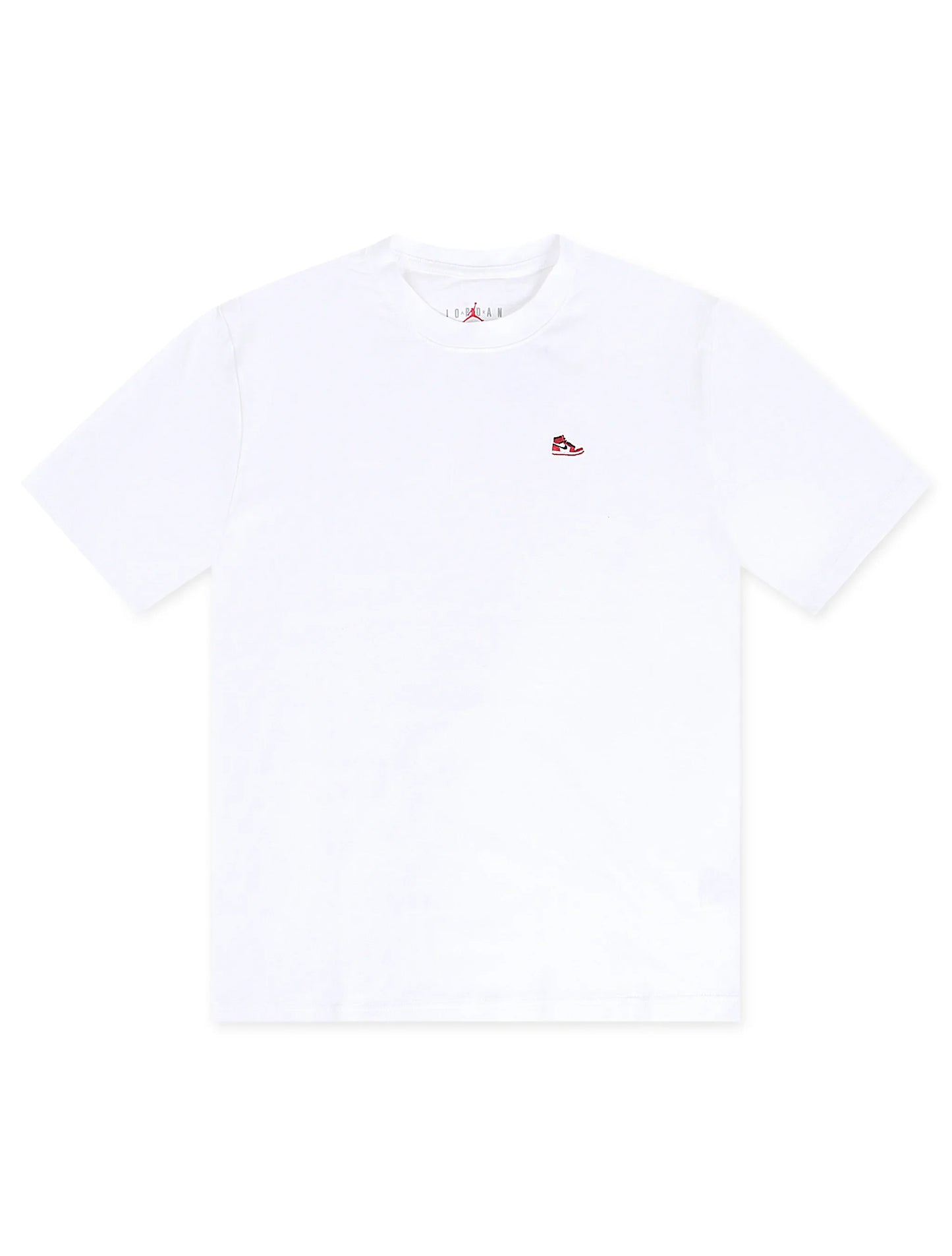 Air Jordan Mens Sneaker Patch Tee - White Denim Exchange