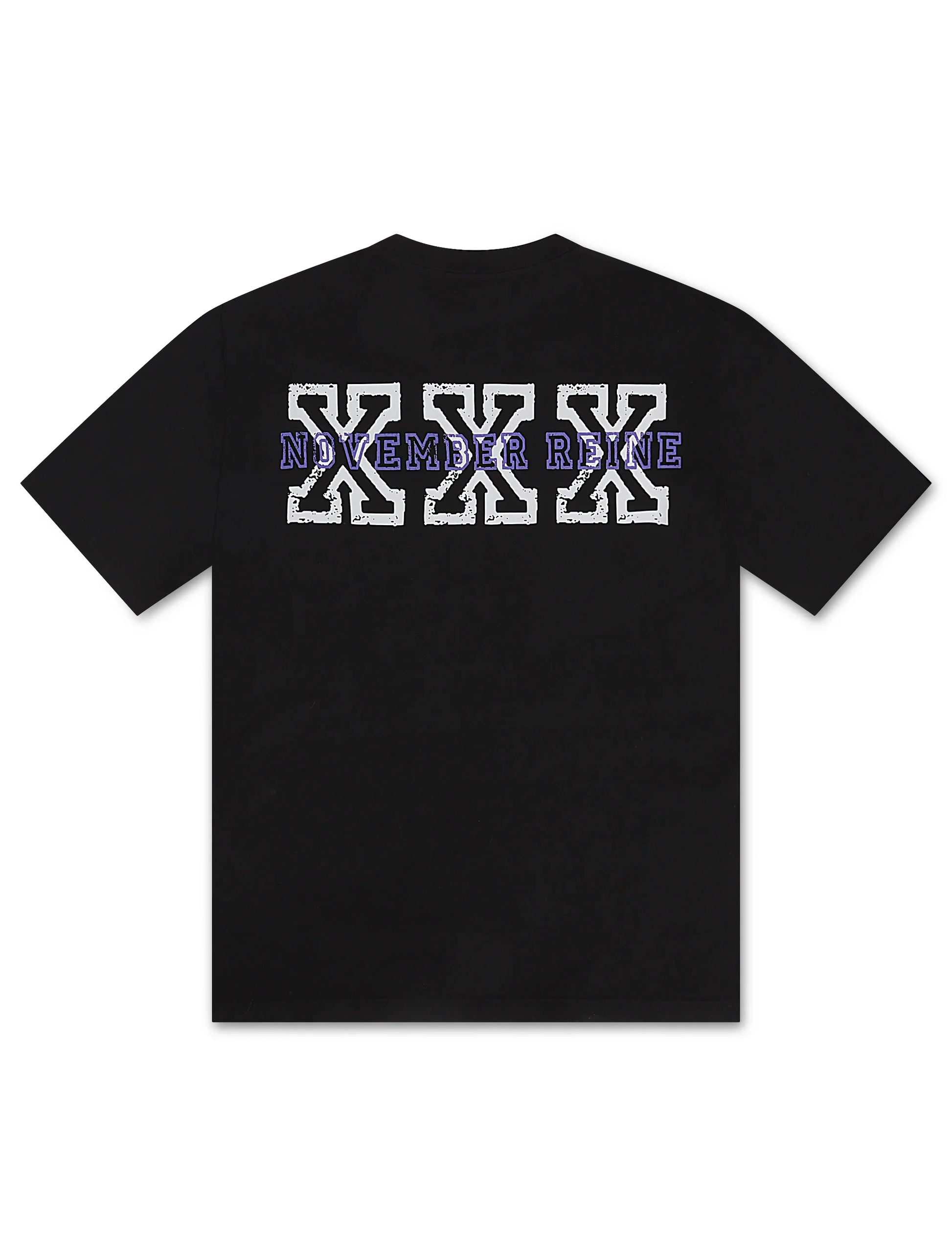 November Reine Sex Tape Heavyweight Tee - Black/Purple Denim Exchange