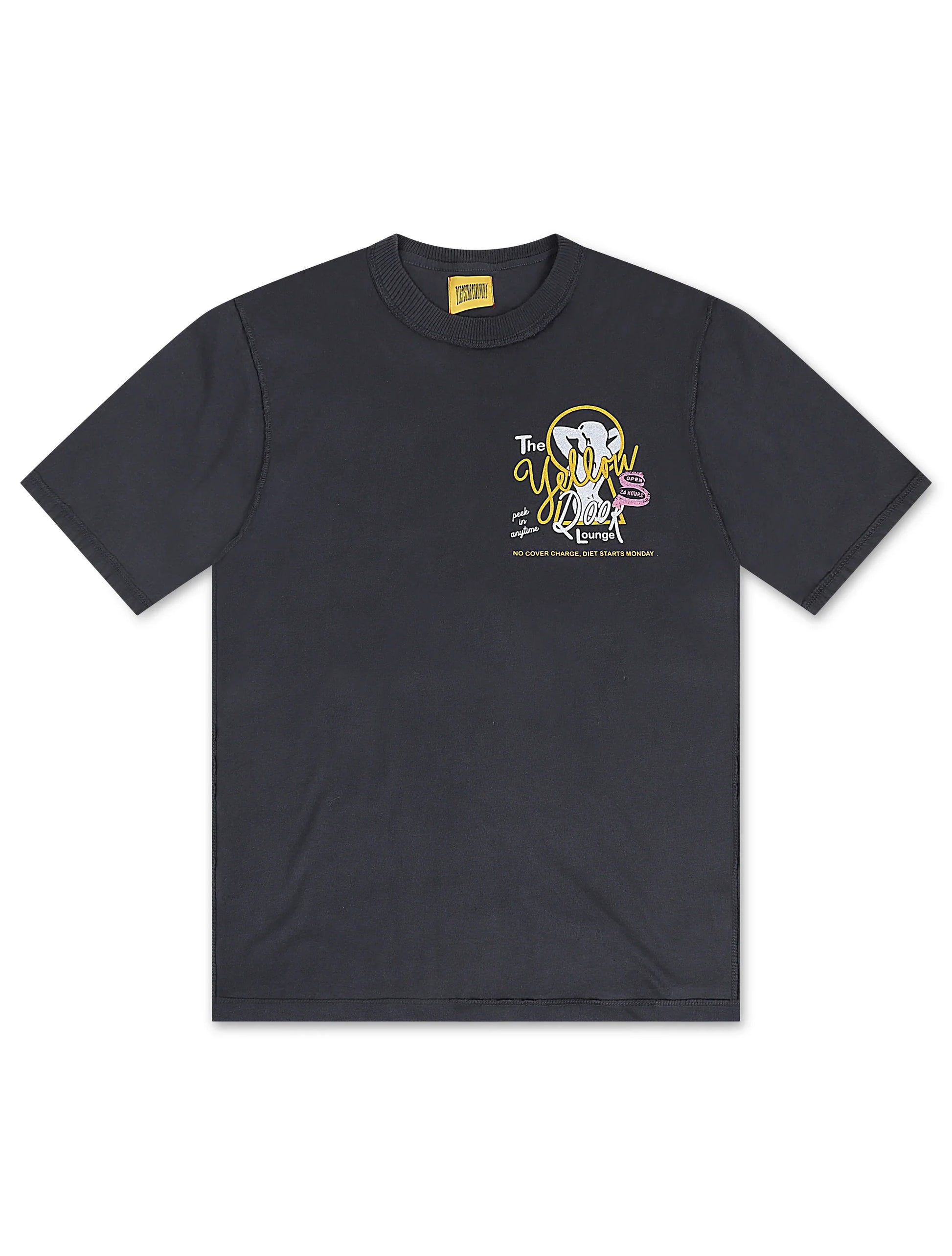 Diet Starts Monday Yellow Door Tee - Vintage Black Denim Exchange
