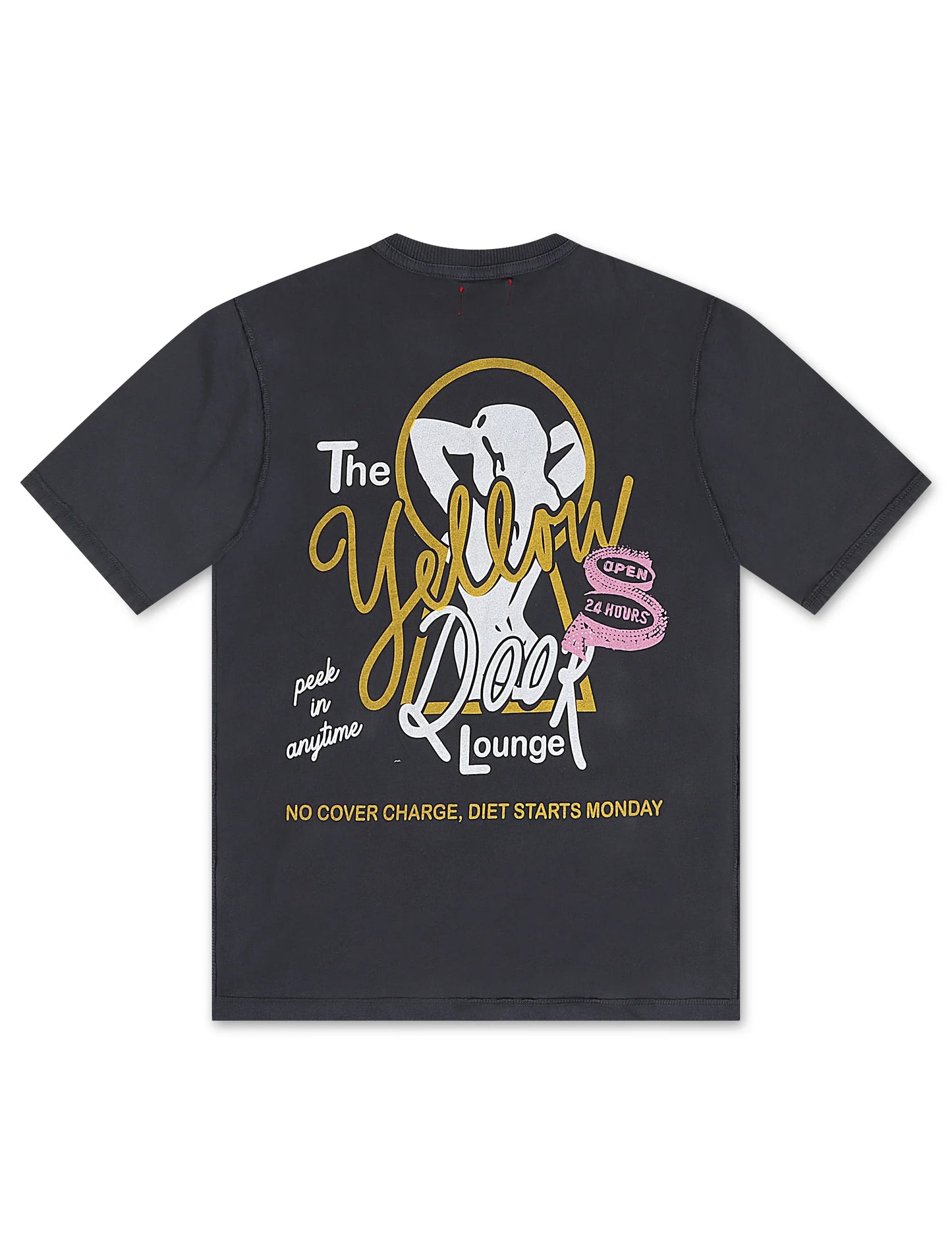 Diet Starts Monday Yellow Door Tee - Vintage Black Denim Exchange