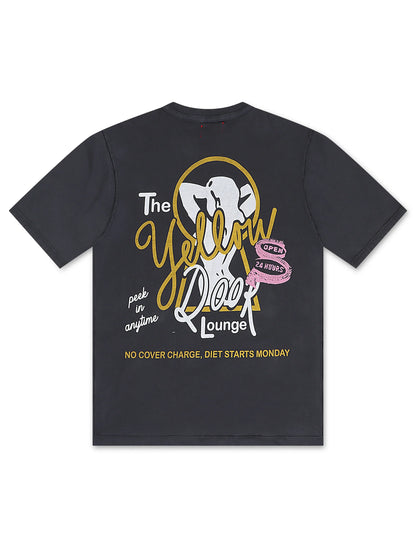 Diet Starts Monday Yellow Door Tee - Vintage Black Denim Exchange