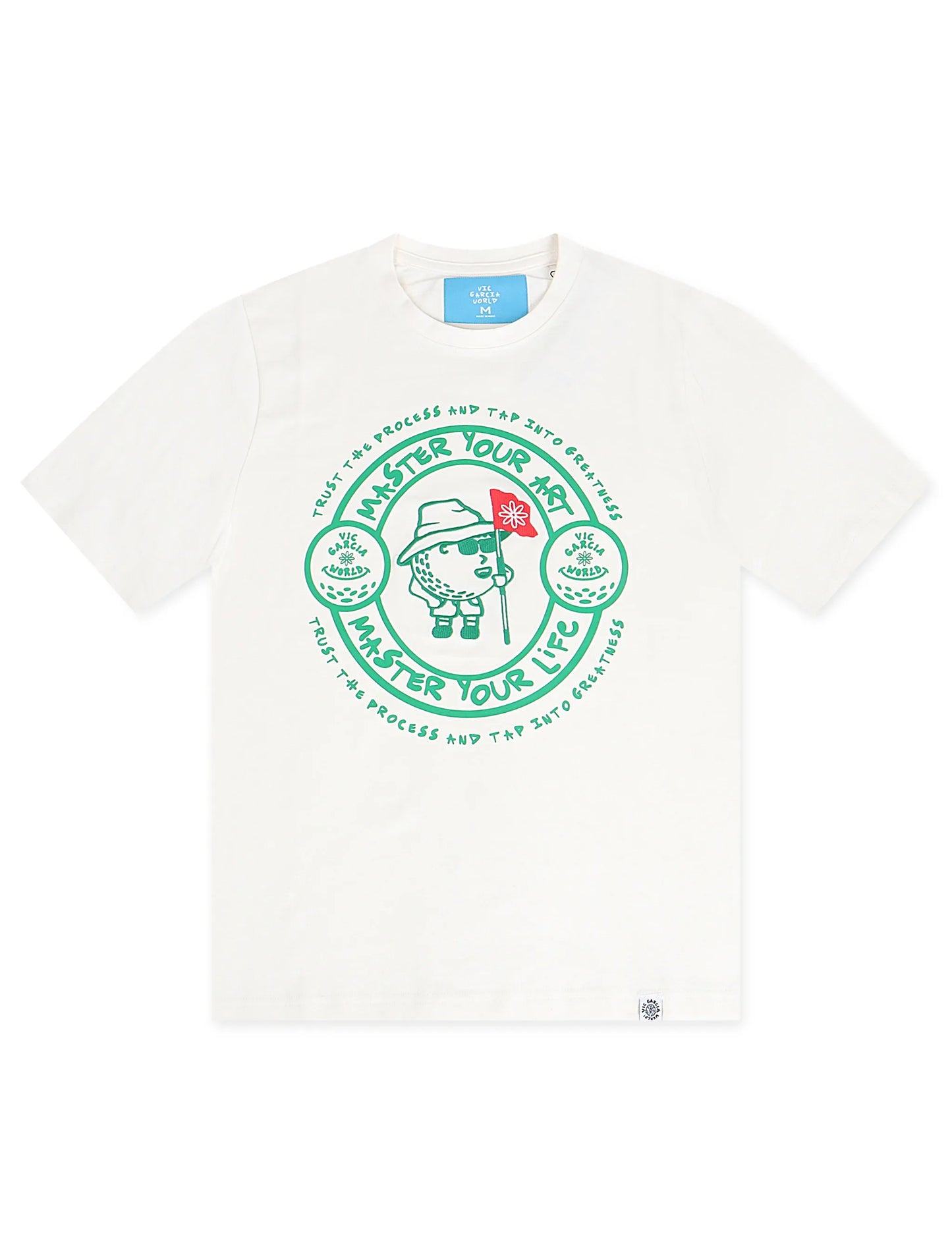 Vic Garcia Trust The Process Tee - Vanilla Denim Exchange