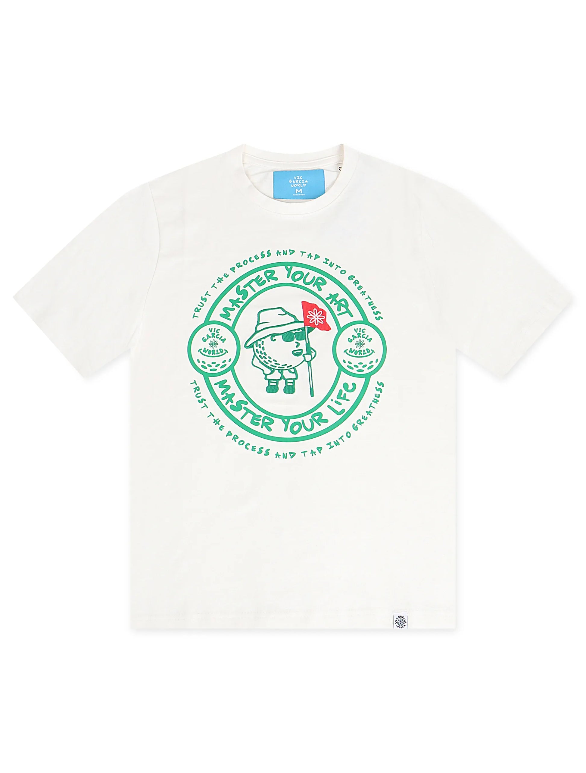 Vic Garcia Trust The Process Tee - Vanilla Denim Exchange