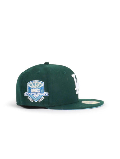 New Era 5950 La Dodgers Los Angeles 50Th Anniversary Hat Denim Exchange