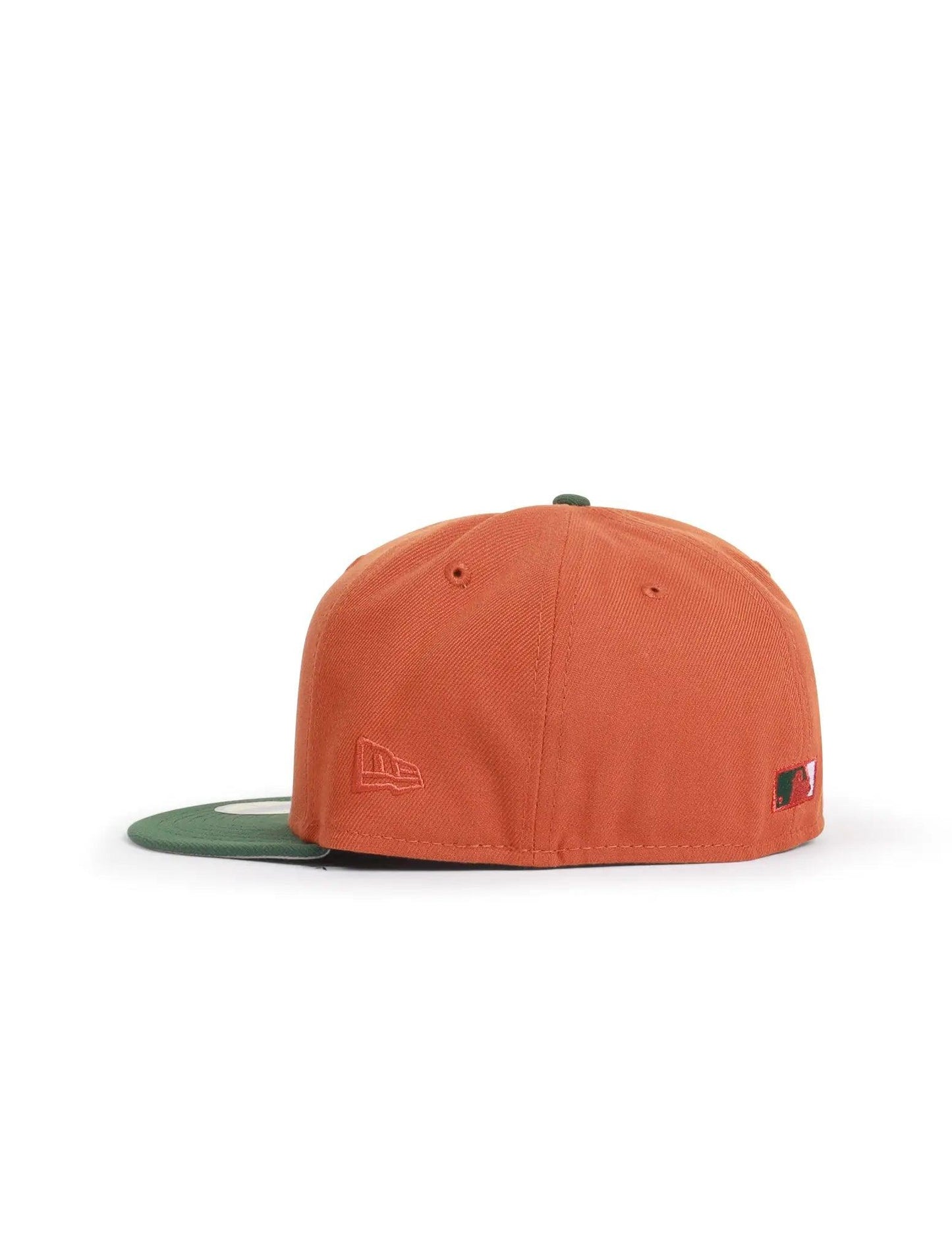 New Era 5950 La Dodgers Los Angeles 60Th Anniversary Hat - Orange/Green Denim Exchange