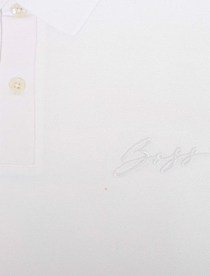 Hugo Boss C-Parris Polo - White Denim Exchange