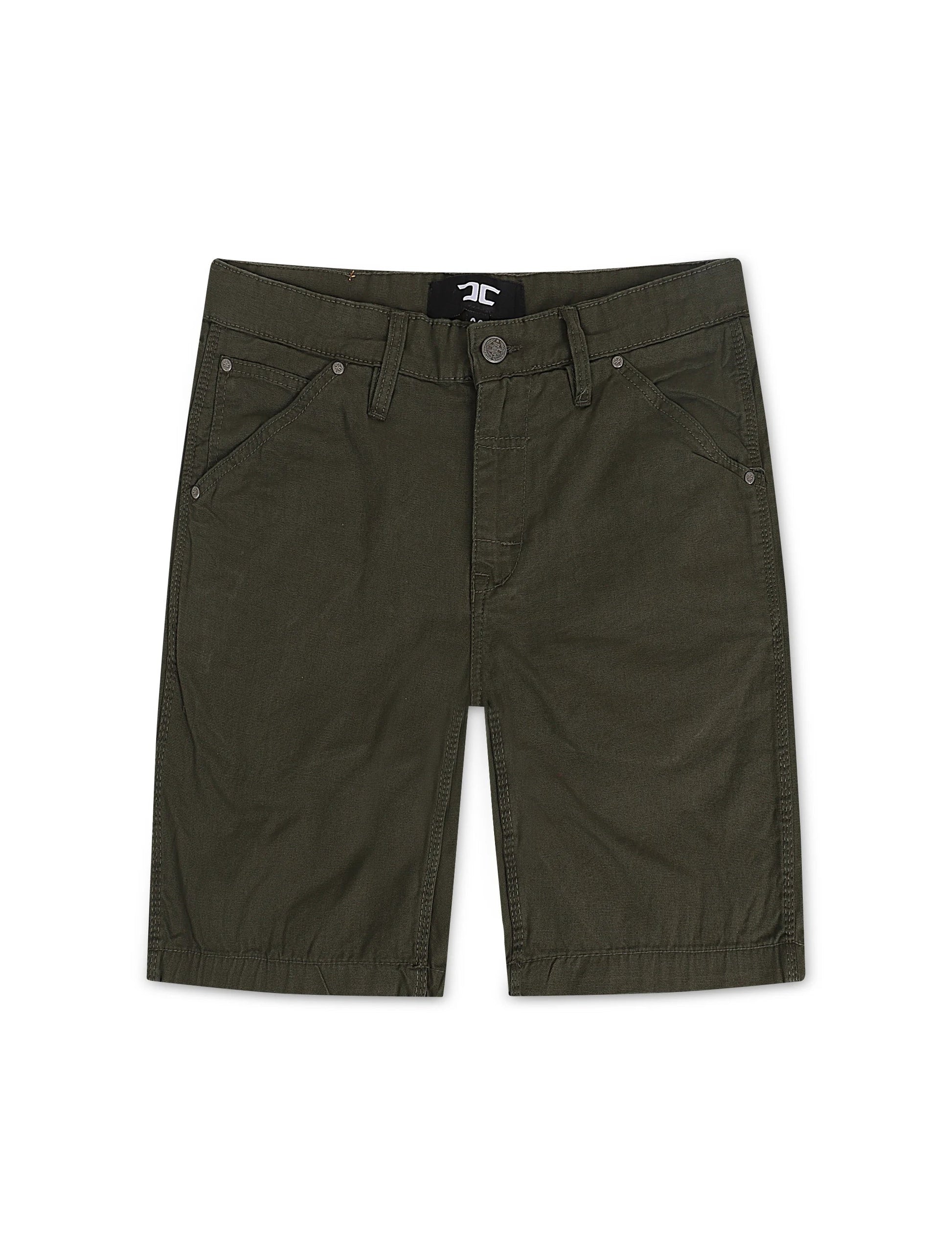 Jordan Craig The Re-up Shorts - Dark Green Denim Exchange