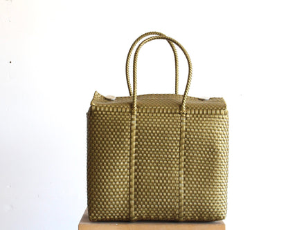 Gold Medium Handbag by MexiMexi MexiMexi