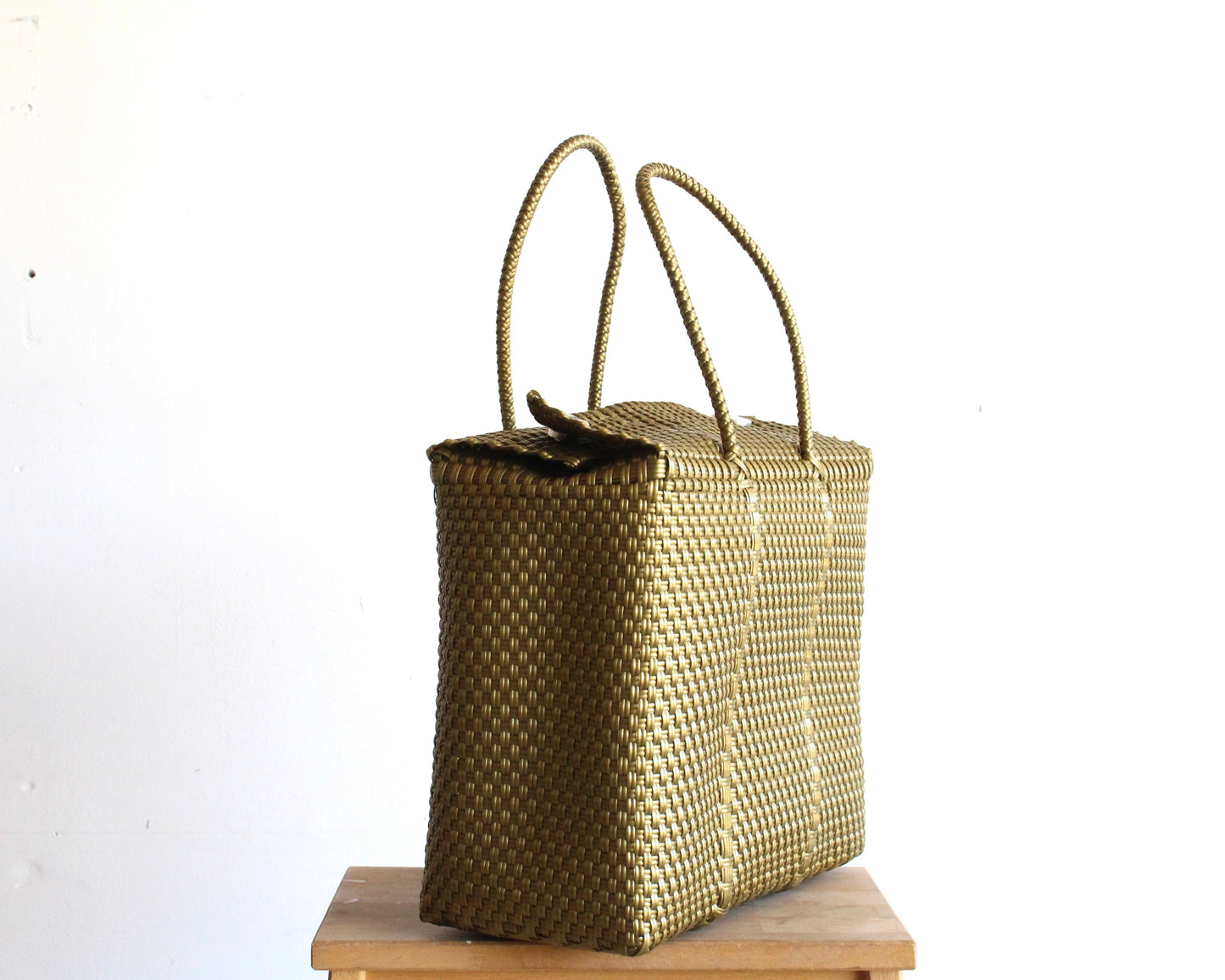 Gold Medium Handbag by MexiMexi MexiMexi