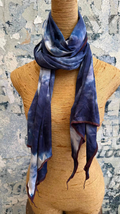 Indigo Soul Scarf Late Sunday Afternoon