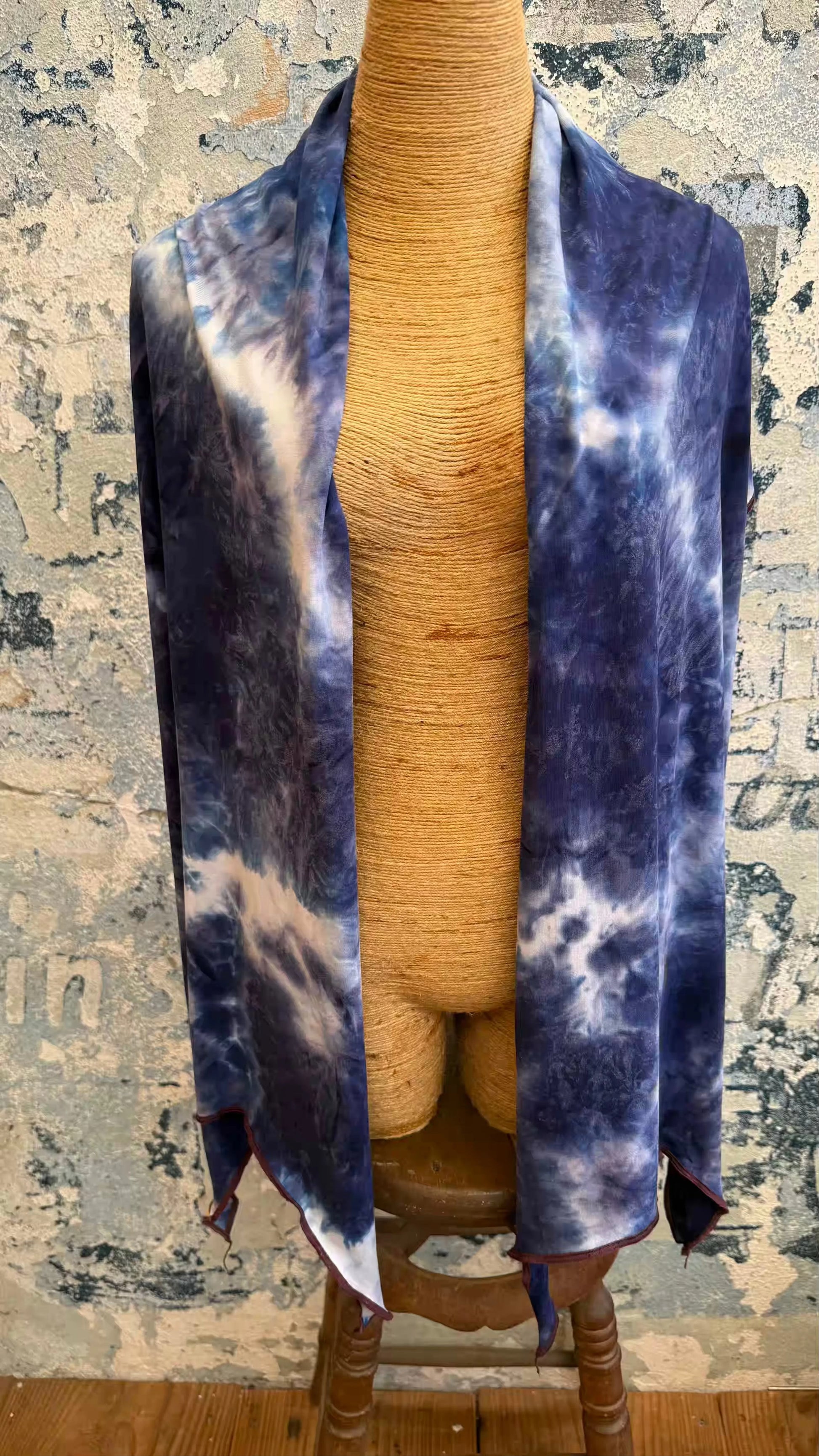 Indigo Soul Scarf Late Sunday Afternoon