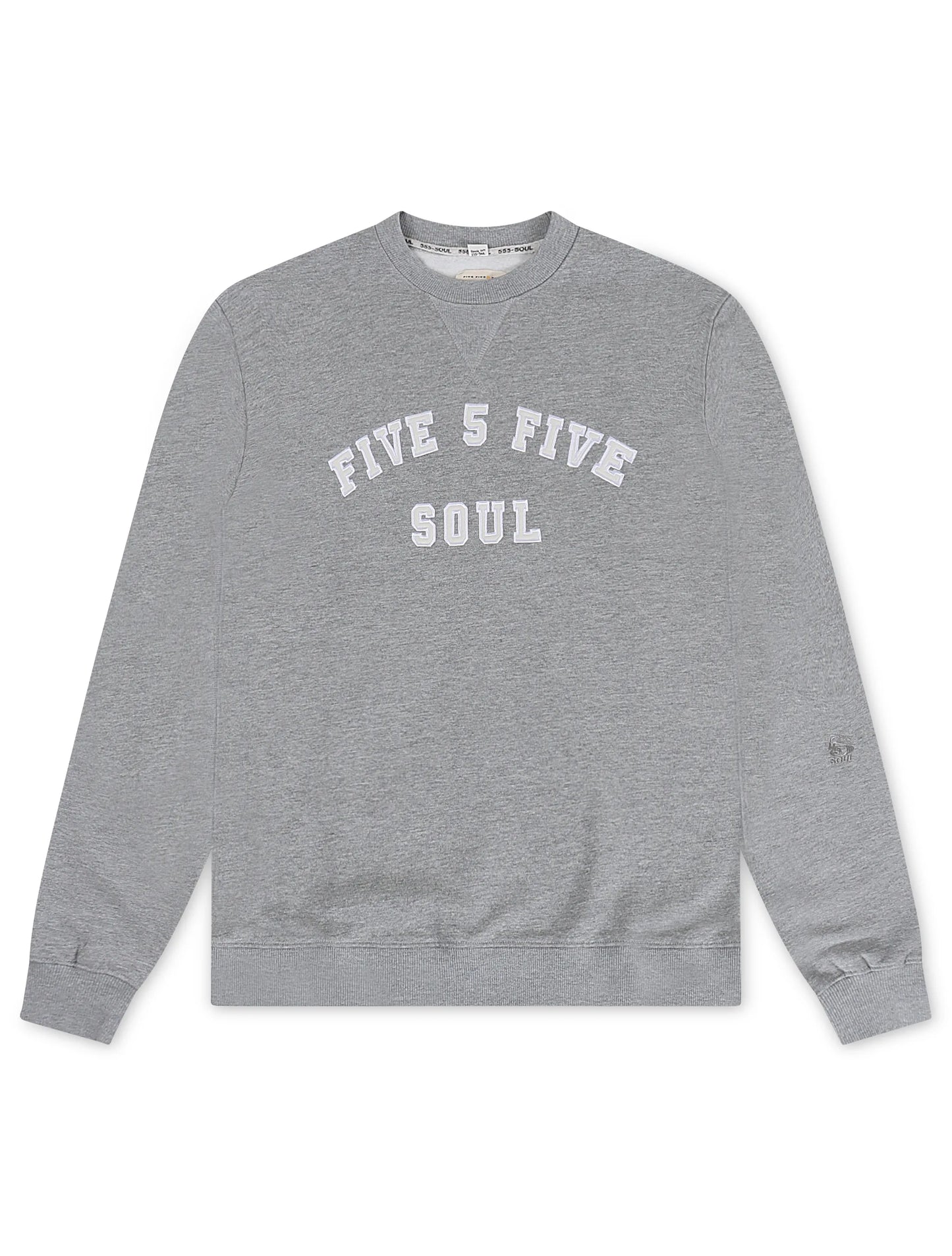 Triple 5 Mens Essex Crewneck - Heather Grey Denim Exchange