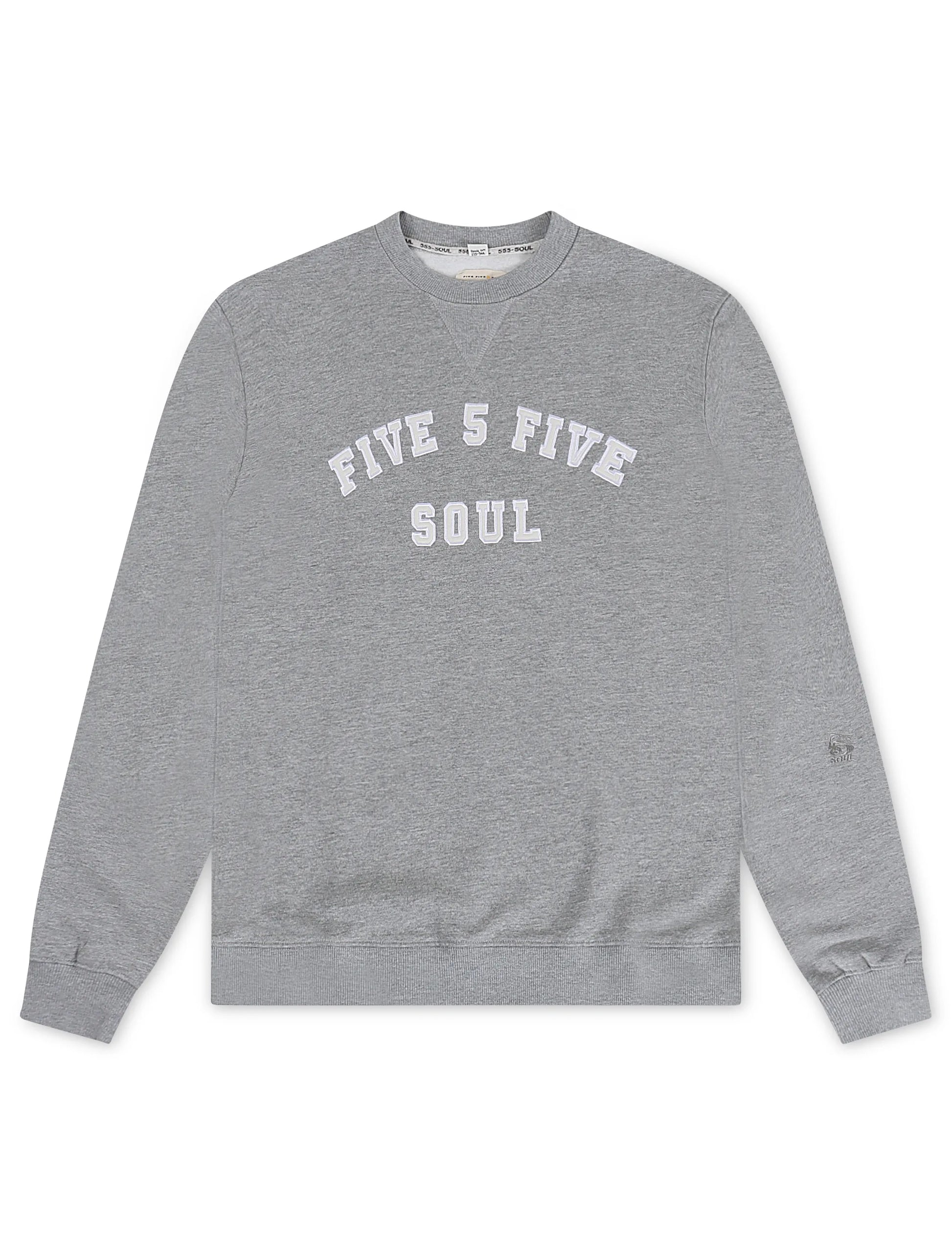 Triple 5 Mens Essex Crewneck - Heather Grey Denim Exchange