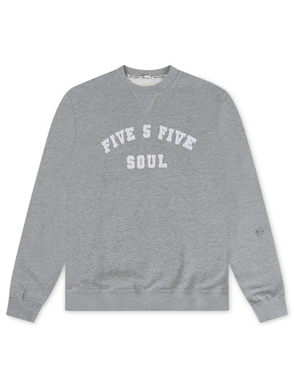 Triple 5 Mens Essex Crewneck - Heather Grey Denim Exchange