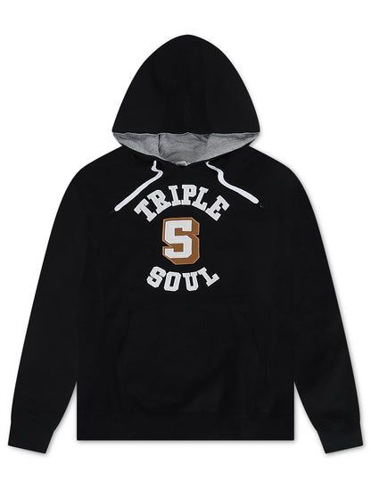Triple 5 Mens UNY Long Sleeve Hoodie - Washed Black Denim Exchange