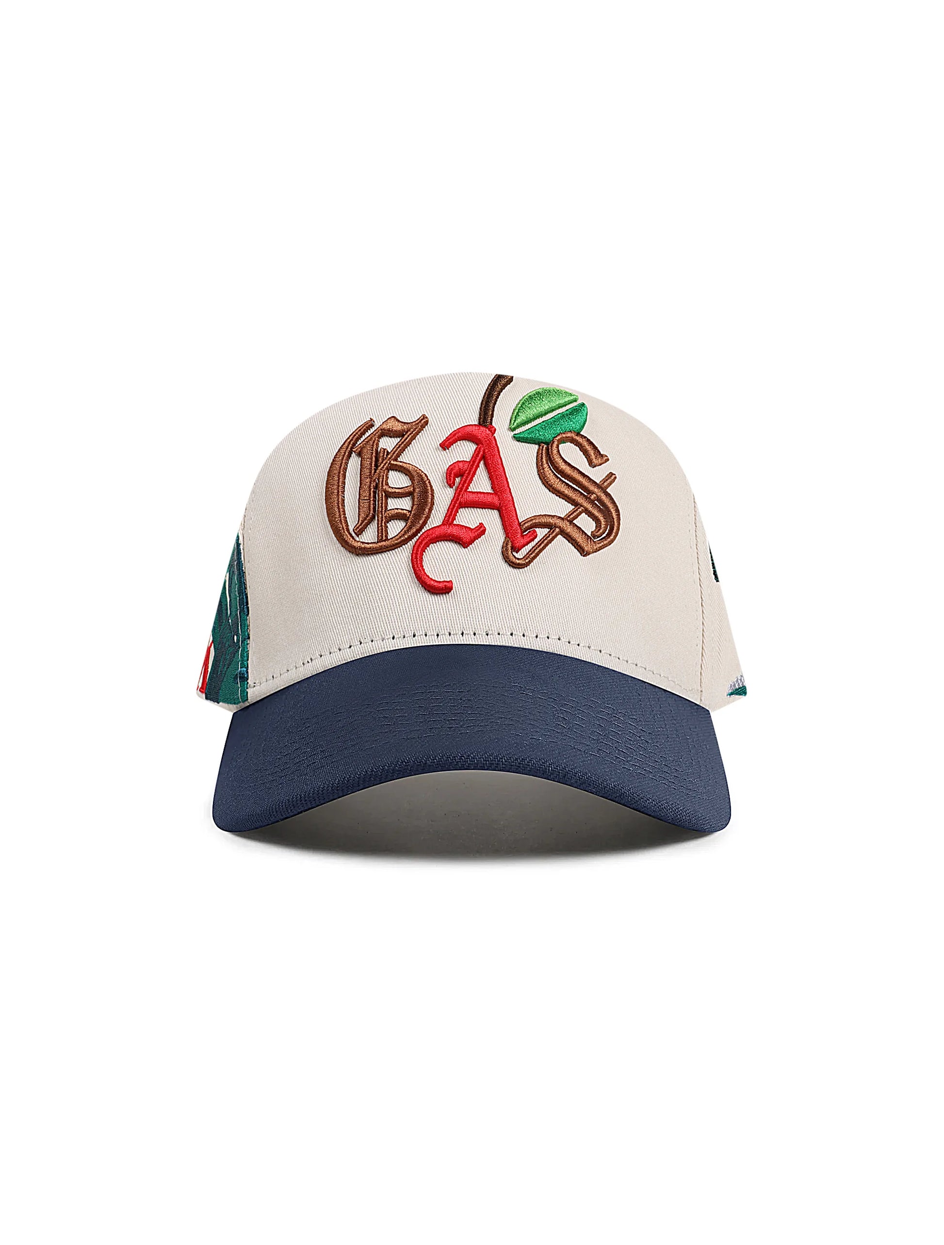 GasNYC Rotten Apple Hat - Cream/Navy Denim Exchange