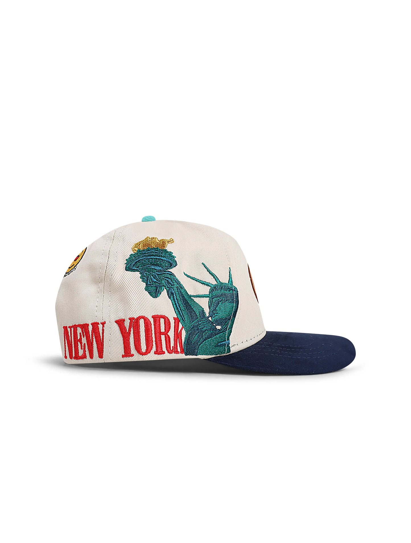 GasNYC Rotten Apple Hat - Cream/Navy Denim Exchange