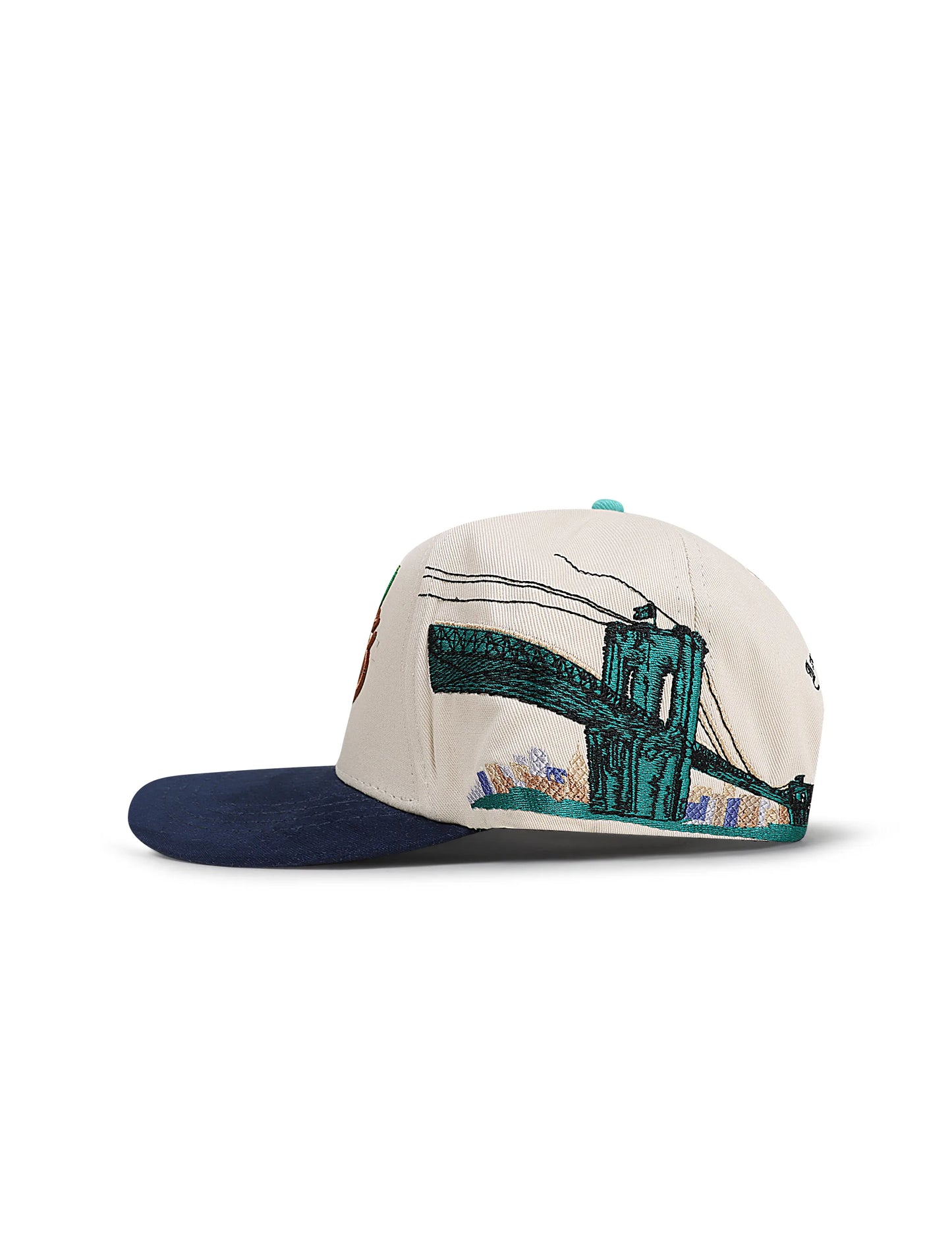 GasNYC Rotten Apple Hat - Cream/Navy Denim Exchange