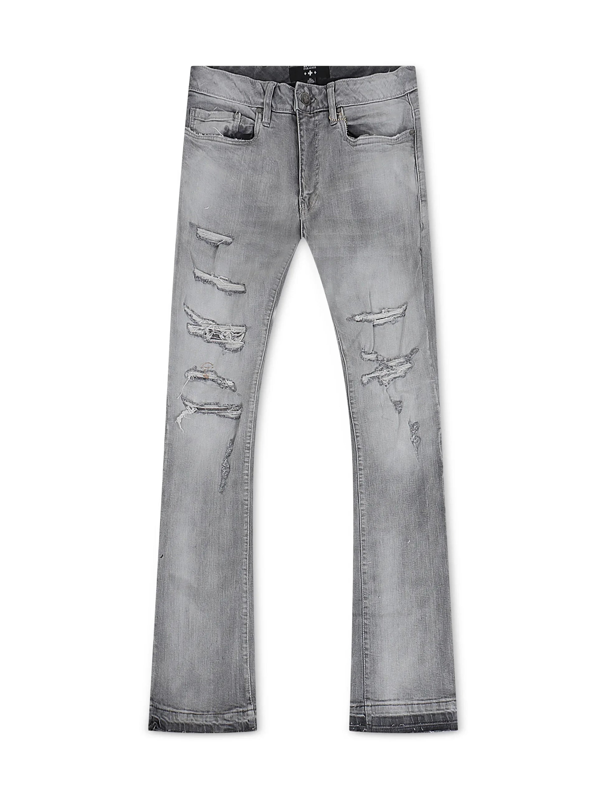 Jordan Craig  Super Skinny Stacked Jean - Cement Wash Denim Exchange