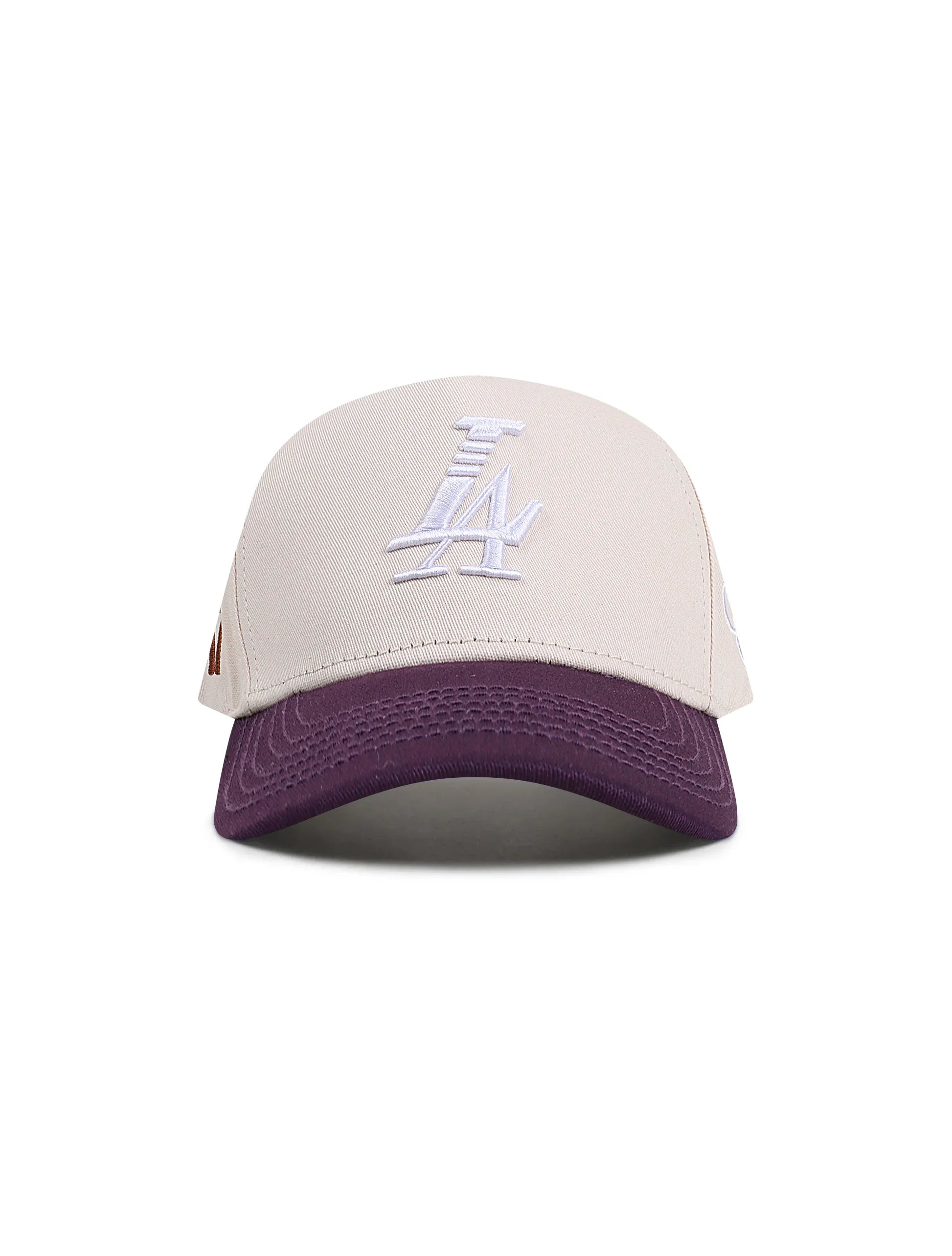 Reference Mens Paradise LA Hat - Cream/Purple Denim Exchange