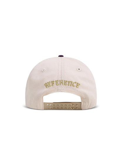 Reference Mens Paradise LA Hat - Cream/Purple Denim Exchange