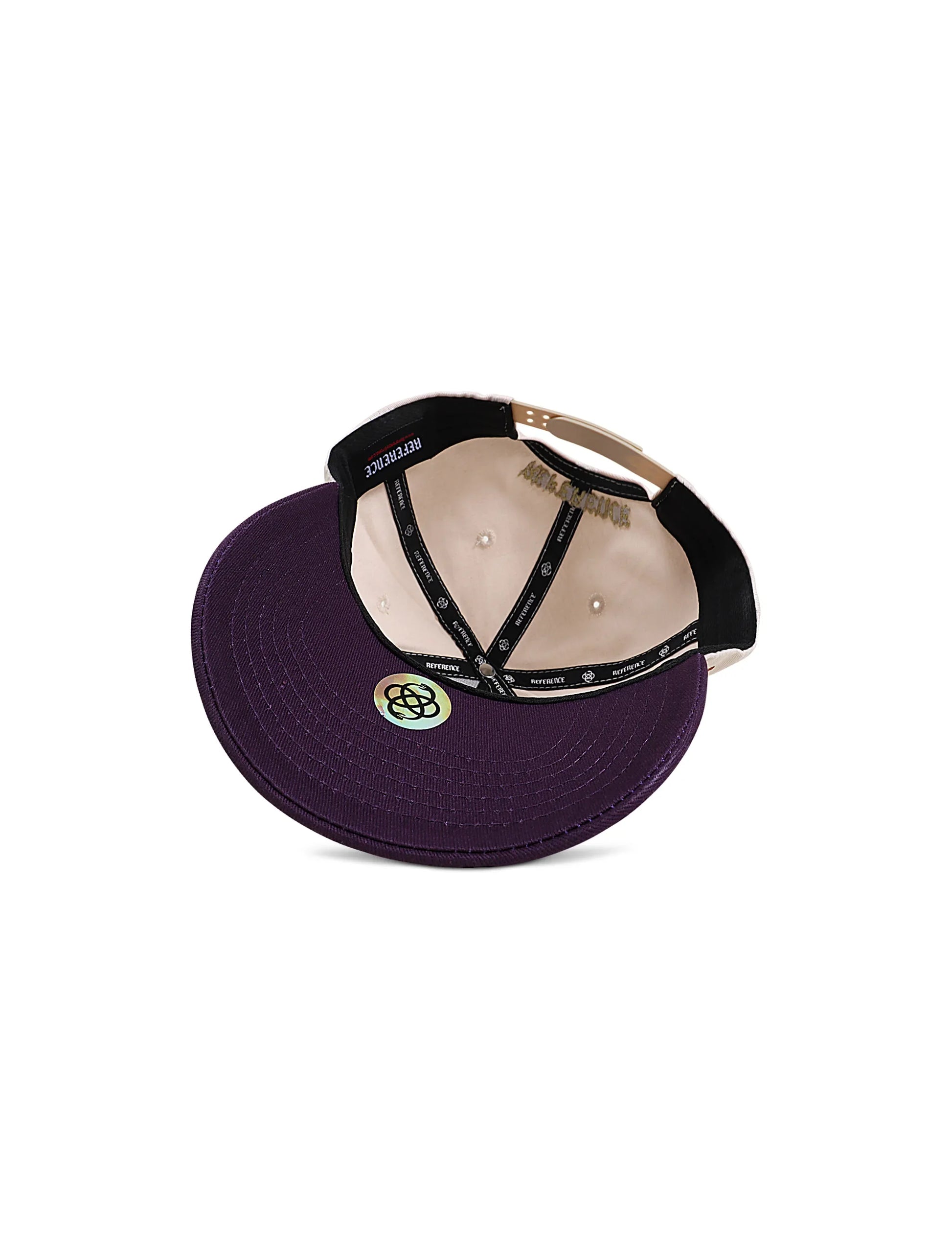 Reference Mens Paradise LA Hat - Cream/Purple Denim Exchange