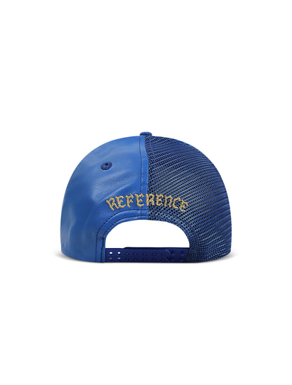 Reference Mens Paradise LA Multipanel Hat - Royal Blue Denim Exchange