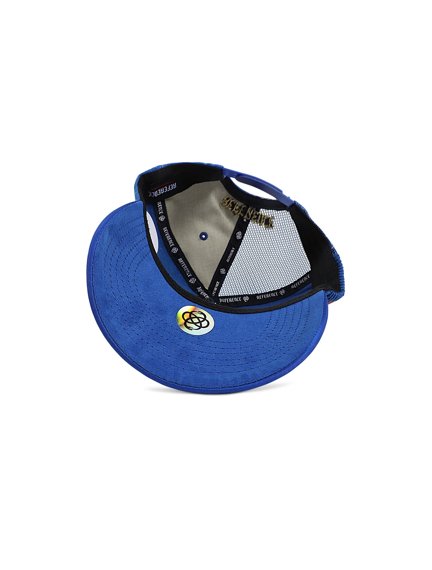 Reference Mens Paradise LA Multipanel Hat - Royal Blue Denim Exchange