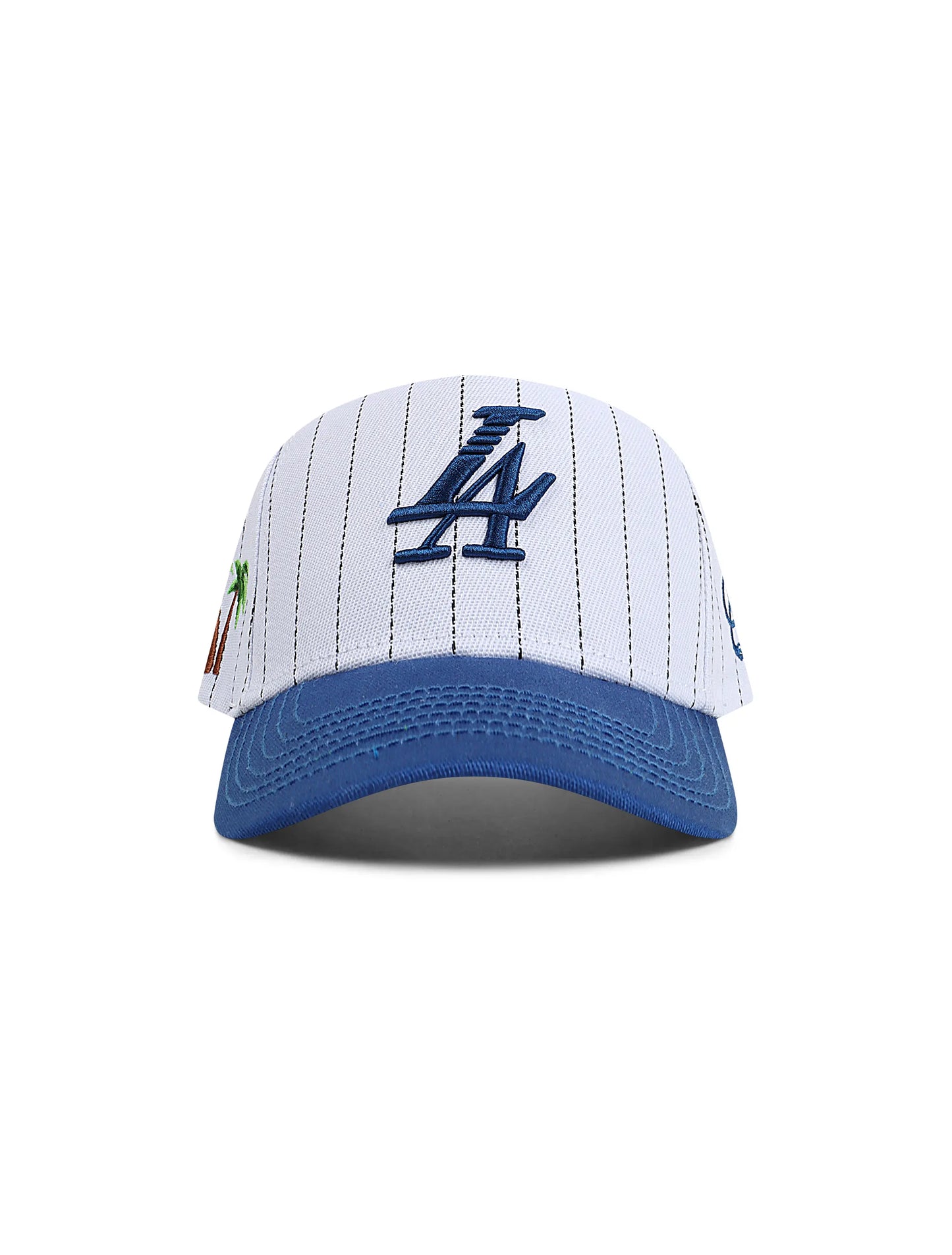 Reference Mens Paradise LA Pinstripe Hat - White/Blue Denim Exchange