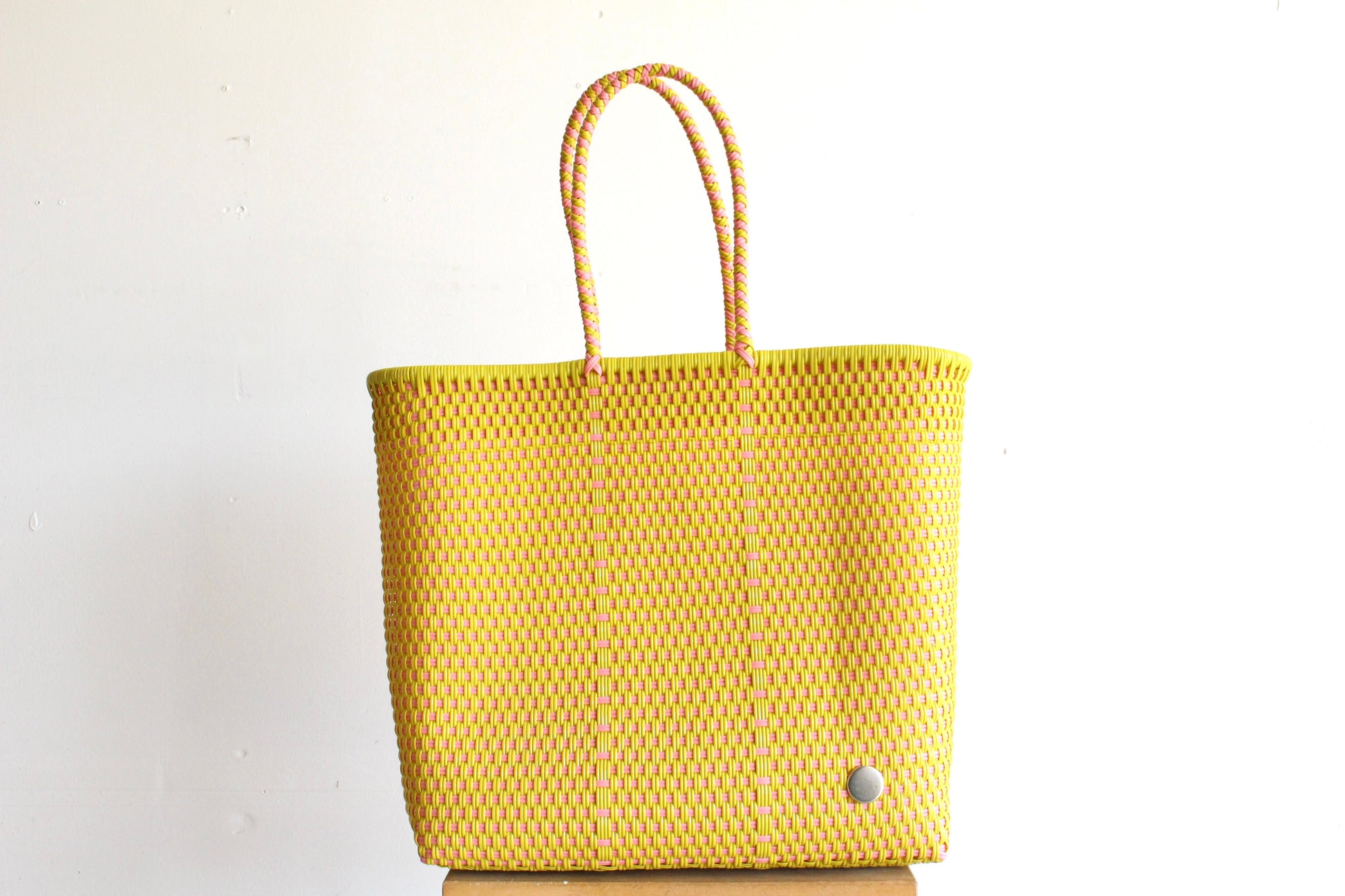Yellow & Pink Extra Large Tote bag by MexiMexi MexiMexi