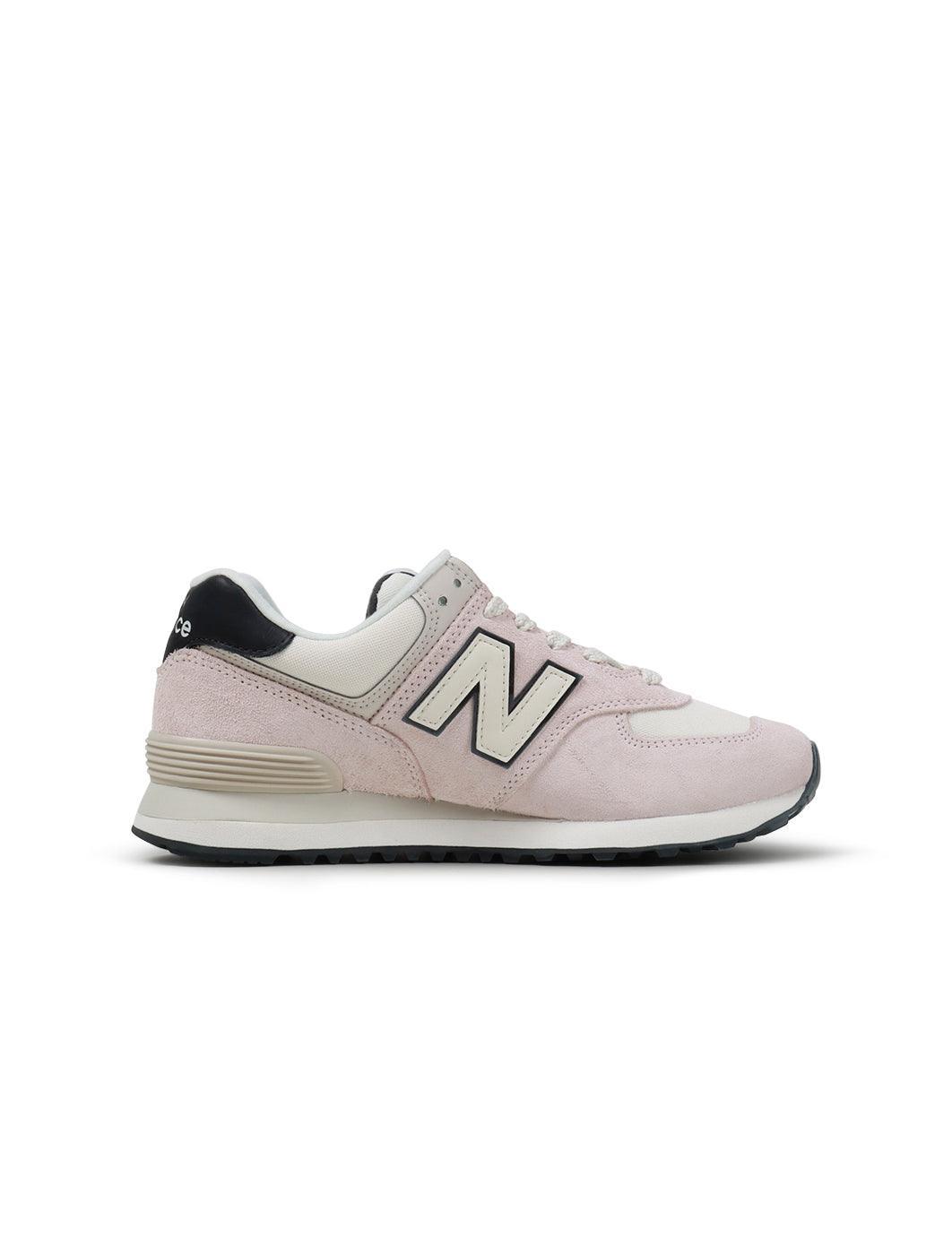 New Balance Womens 574 - Washed Pink Denim Exchange