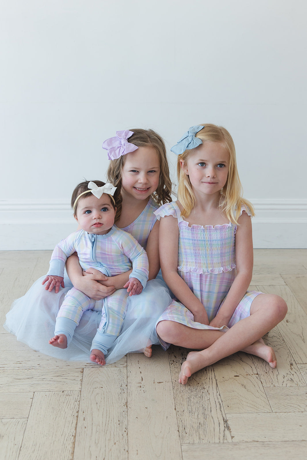 Pastel Prep - Smocked Dress Blush Lotus