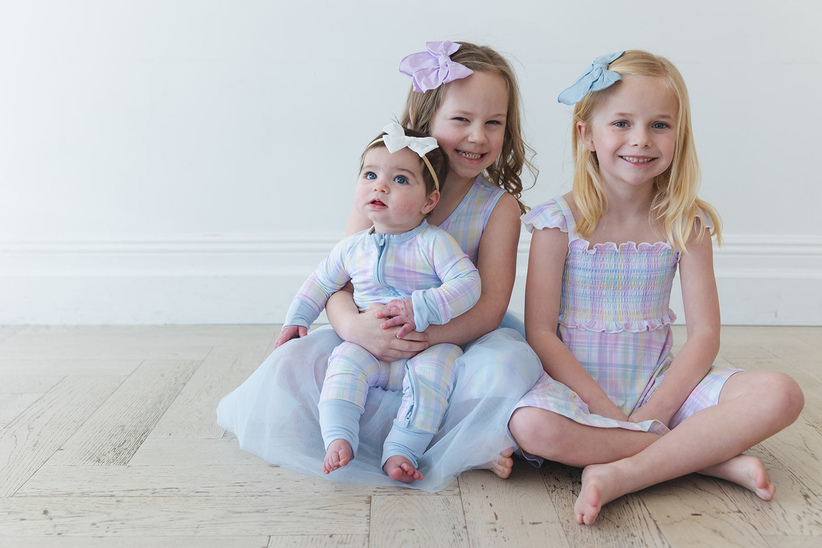 Pastel Prep - Smocked Dress Blush Lotus