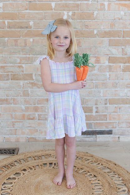 Pastel Prep - Smocked Dress Blush Lotus